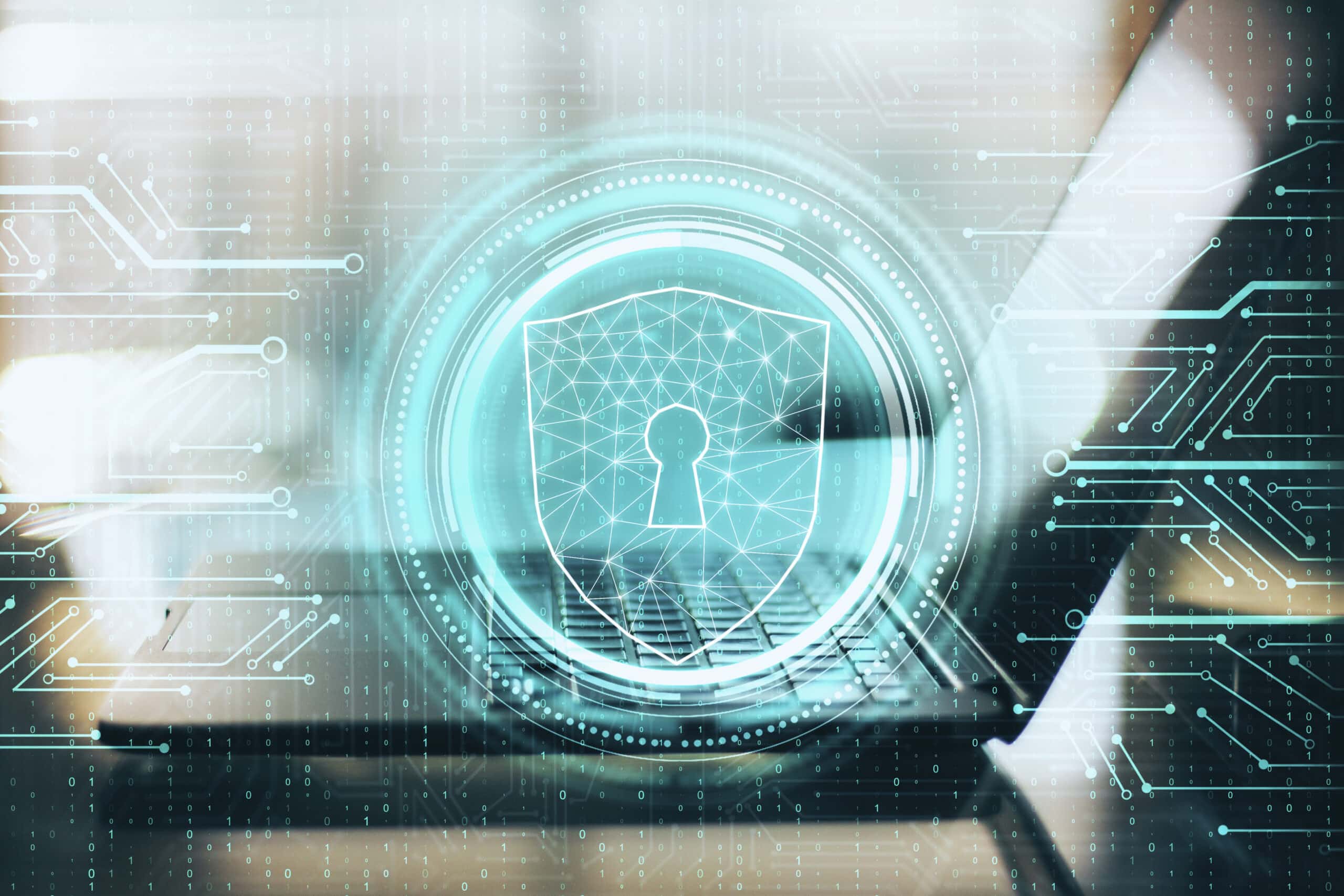 laptop with digital lock